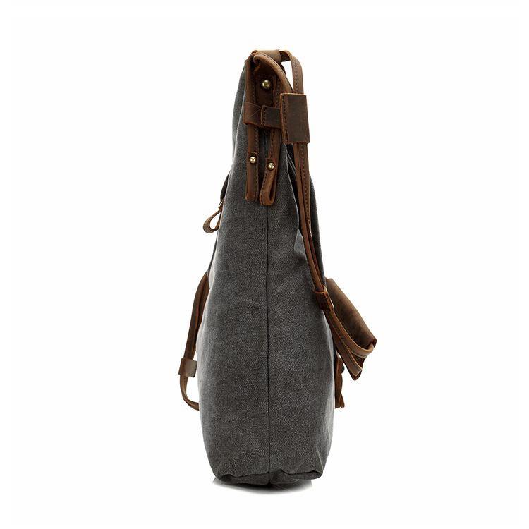 DIY Vintage Women dark gray Crossbody Bag